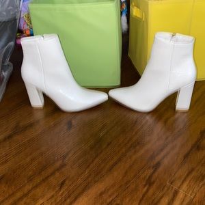Faux Leather Boots- Never Been Worn